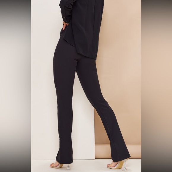 NWT Pretty Little Thing, Skinny Split Hem Trousers - Picture 2 of 8